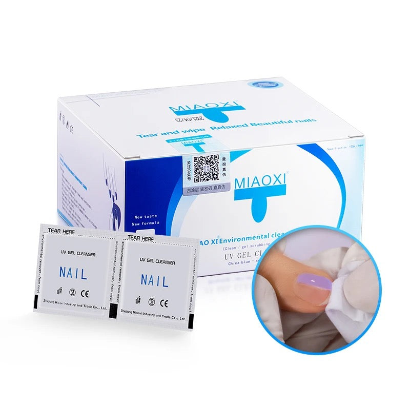 Gel polish Removal wipes/ press on Swabs