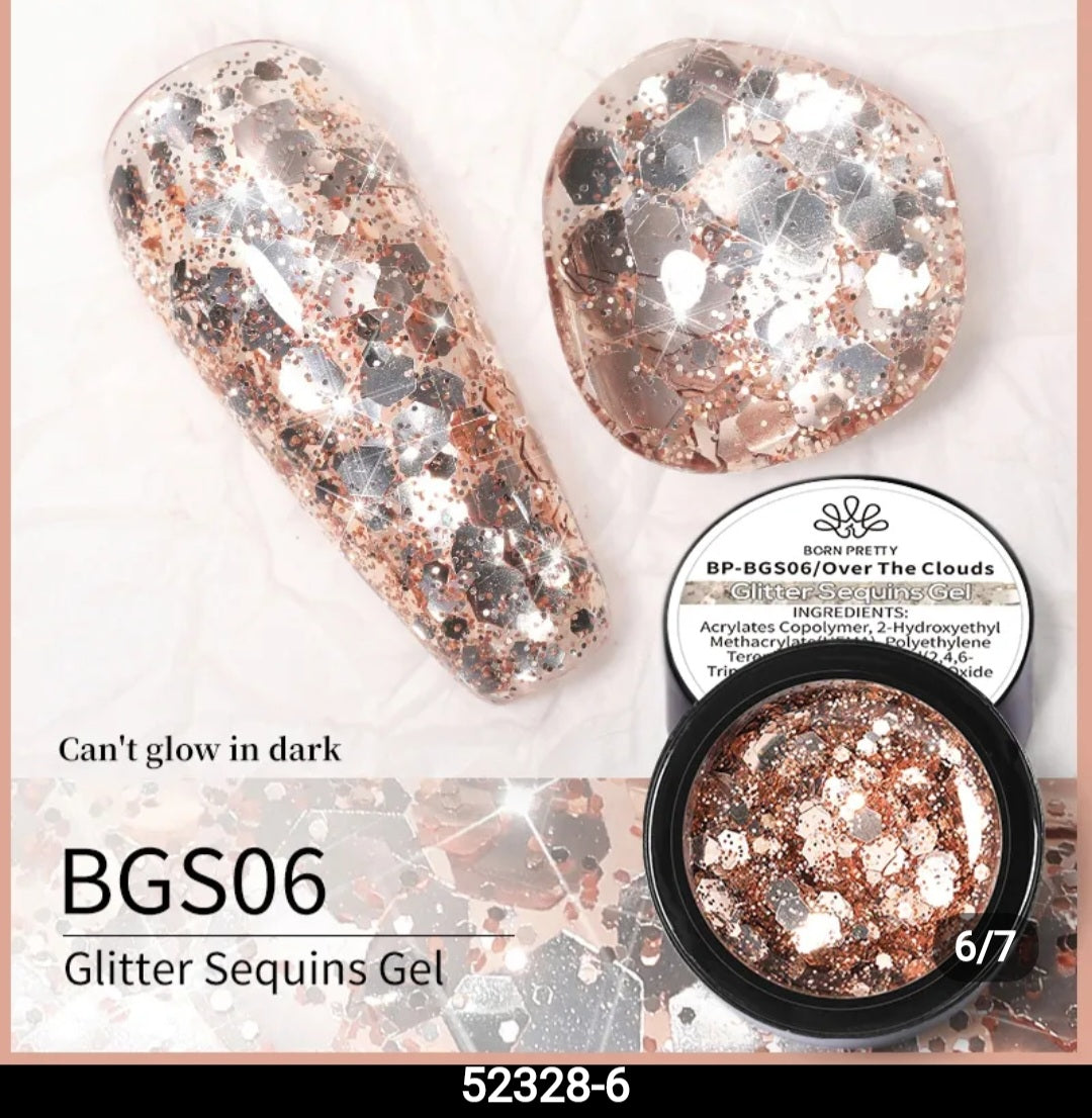 Born pretty sequins gel