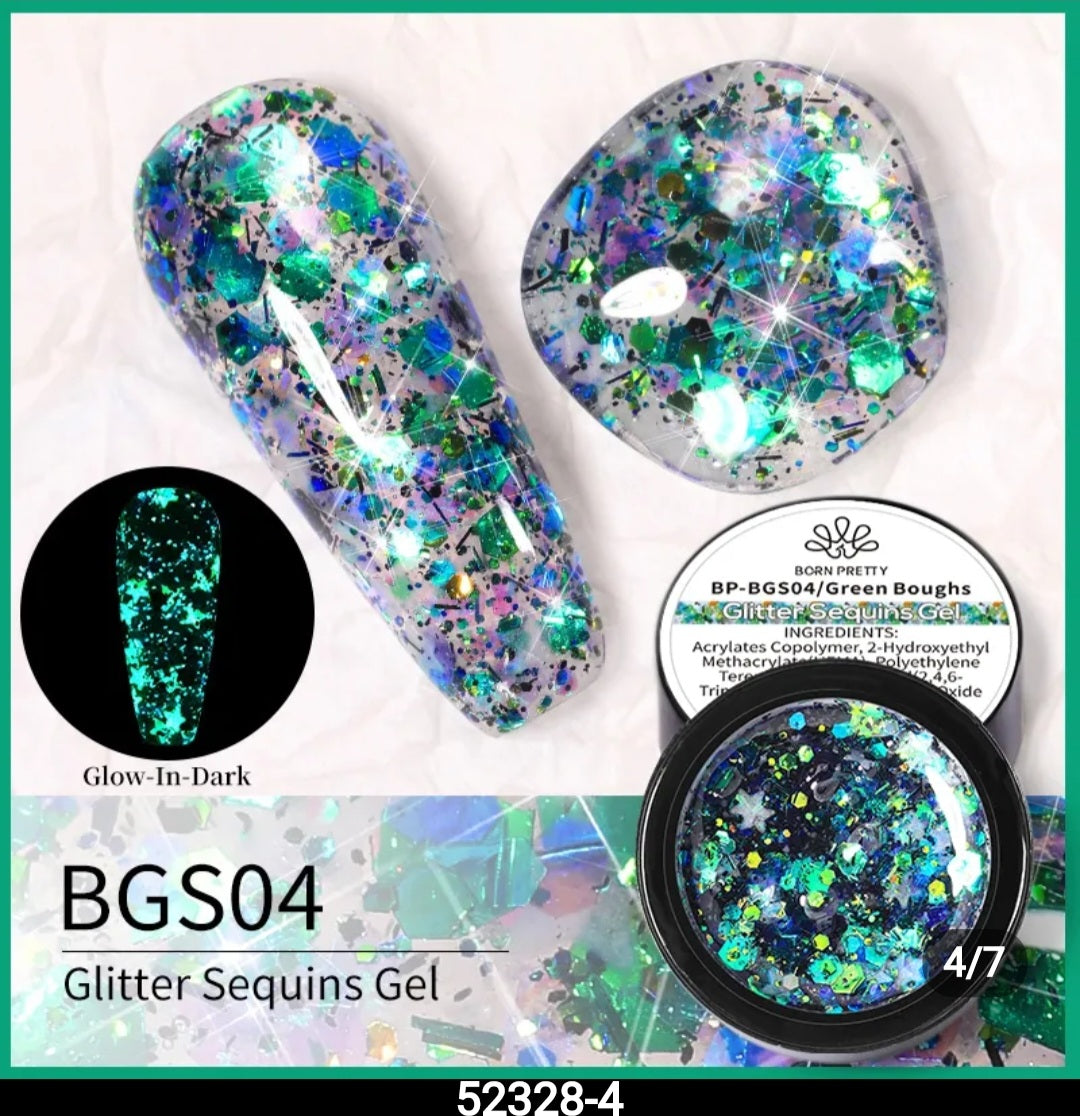 Born pretty sequins gel