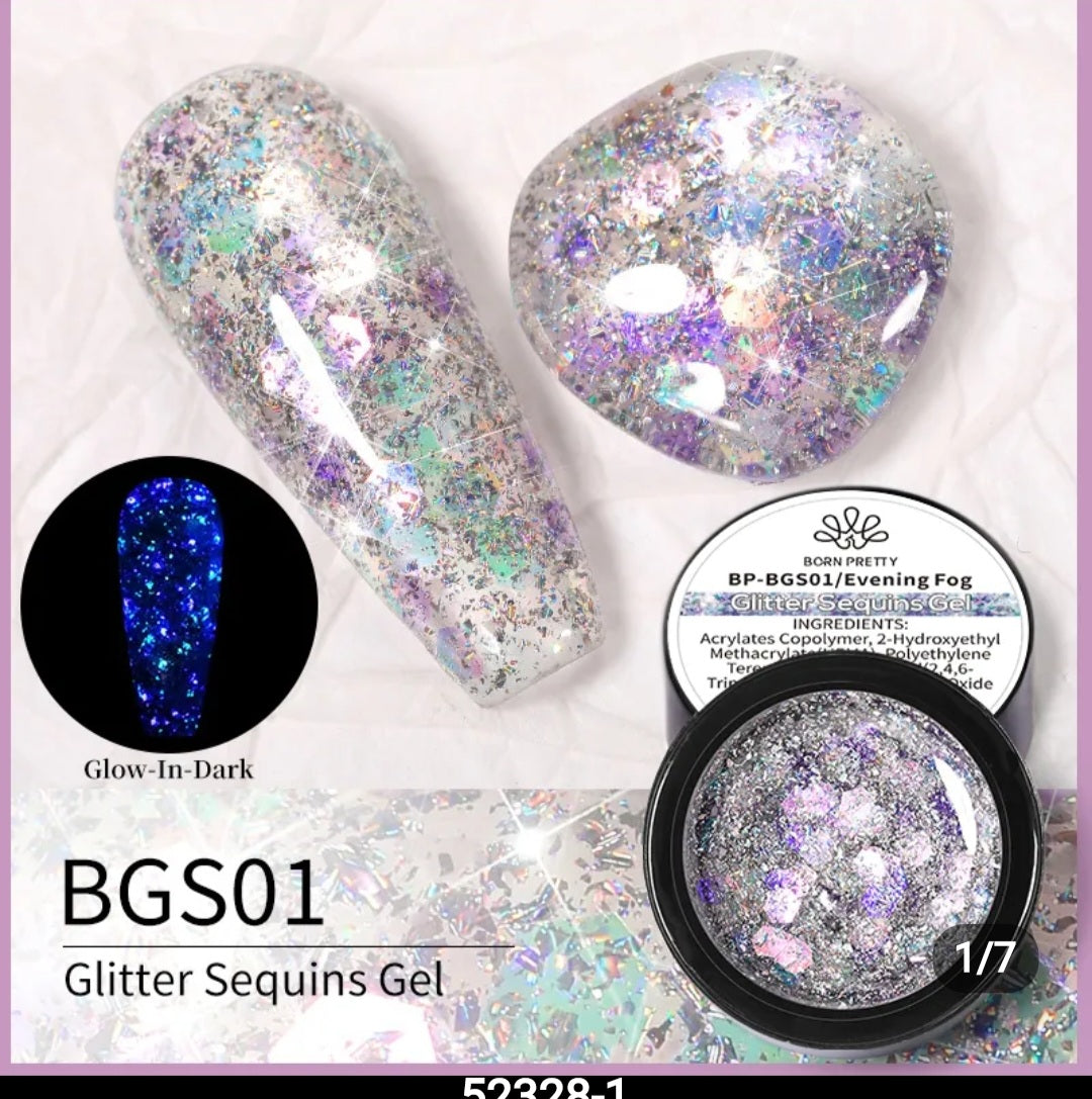 Born pretty sequins gel